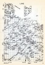 Lake County 1, Superior, Fernberg Tower, White Iron Lake, Basswood, Cominion, National, Minnesota State Atlas 1954